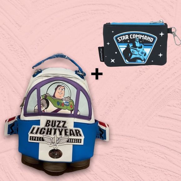 OUR UNIVERSE Disney Pixar  buzz light year backpack and coin purse - Picture 1 of 7